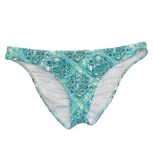 🤑 5/$20 Nifty Five Blue and White Bikini Swimsuit Bottom